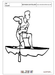 Kürek boyama sayfaları